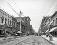 Knoxville Tennessee circa  Looking north on Gay Street from near Clinch Avenue